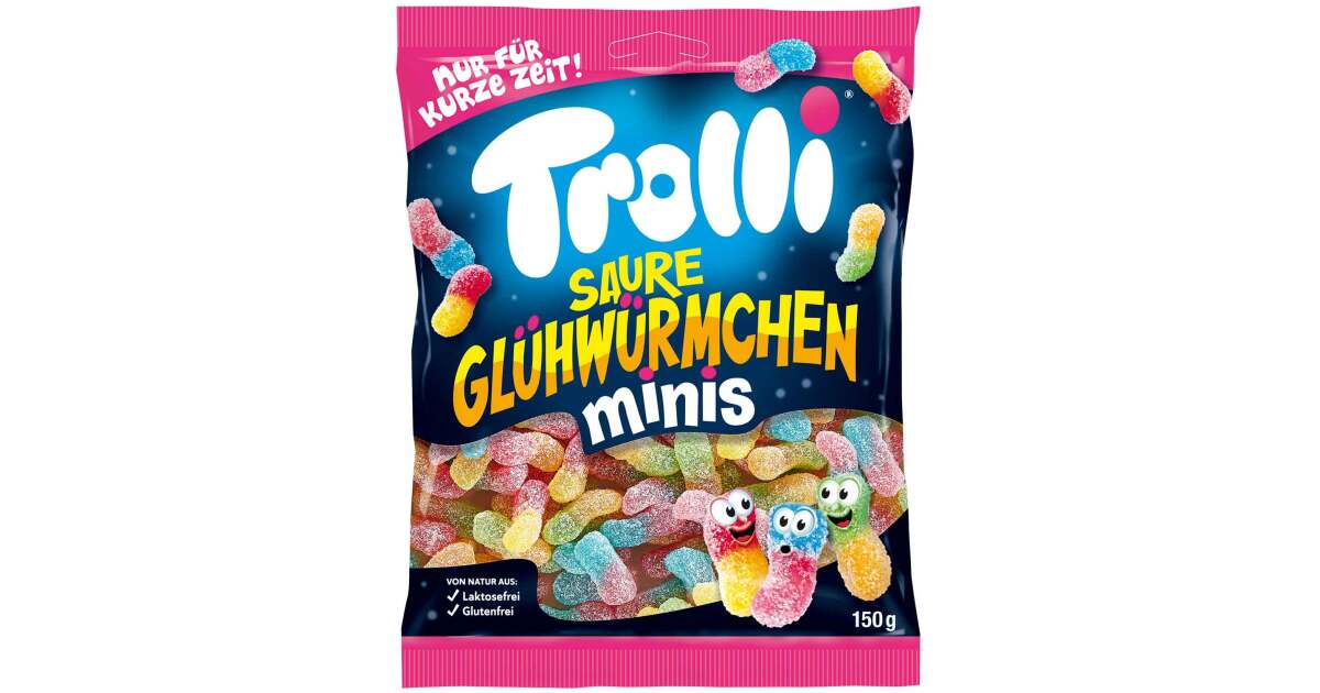 Trolli Saure Glühwürmchen Minis 150g Sweets ch