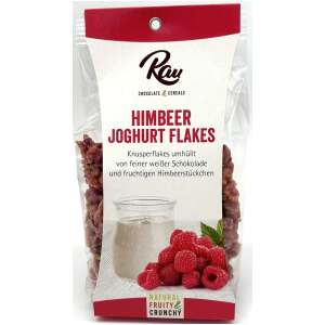 Himmbeer Joghurt Flakes weisse Schokolade 125g - Rau Confiserie