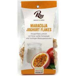 Maracuja Flakes Joghurt weisse Schokolade 125g - Rau Confiserie