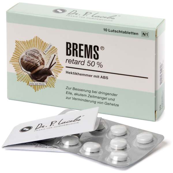 Brems retard 50% Tabletten/Lutschbonbons - Dr. P. Lacebo