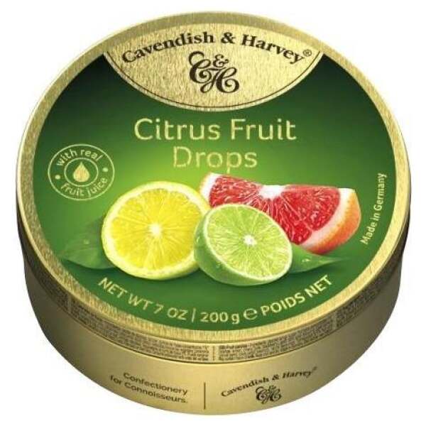 Cavendish & Harvey Citrus Fruit Drops 200g - Cavendish & Harvey