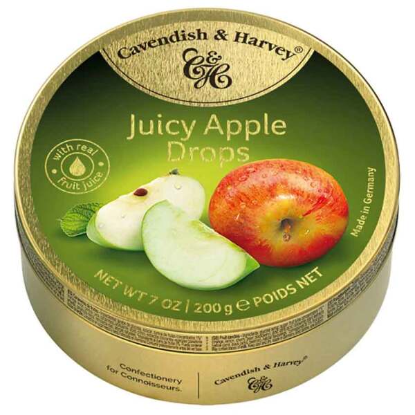 Cavendish & Harvey Juicy Apple Drops 200g - Cavendish & Harvey