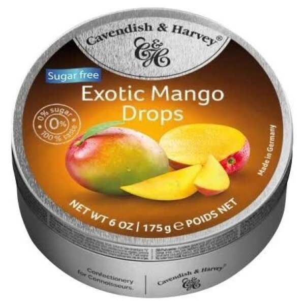 Cavendish & Harvey Sugar Free Exotic Mango 175g - Cavendish & Harvey
