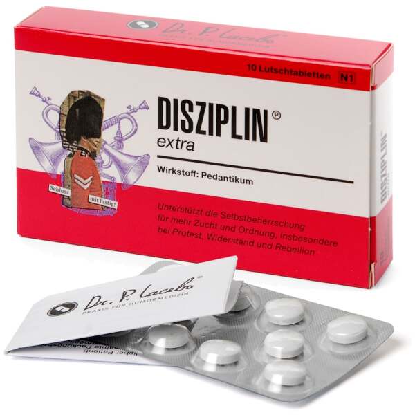 Disziplin extra Tabletten/Lutschbonbons - Dr. P. Lacebo