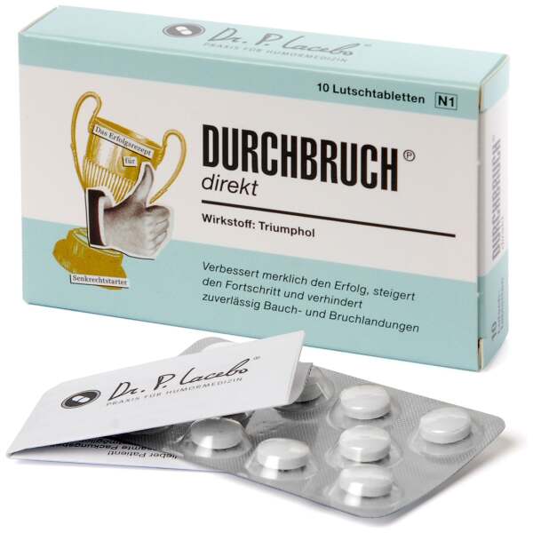 Durchbruch direkt Tabletten/Lutschbonbons - Dr. P. Lacebo