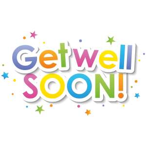 Geschenkkarte: Get well soon - Sweets