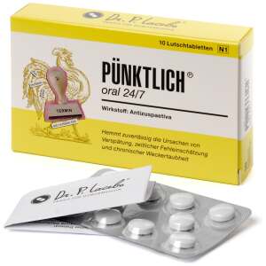 Pünktlich oral 24/7 Tabletten/Lutschbonbons - Dr. P. Lacebo