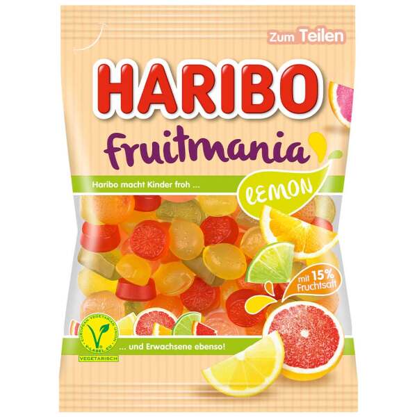 Haribo Fruitmania Lemon 175g - Haribo