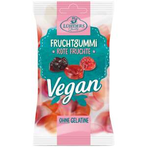 Lühders Vegan Fruchtgummi Rote Früchte 80g - Lühders