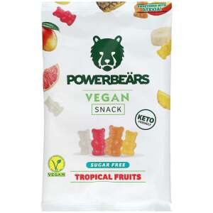 Powerbeärs Vegan Snack Tropical Fruits sugar free 50g - POWERBEÄRS