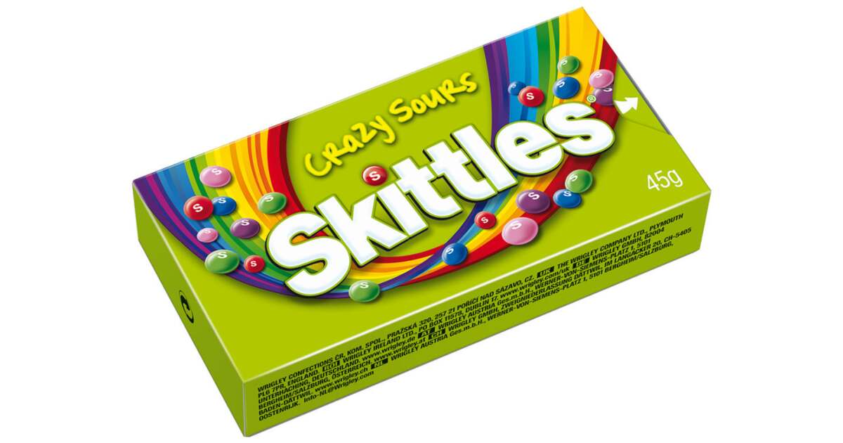 Skittles Crazy Sours 45g | Sweets.ch