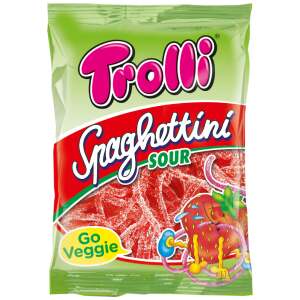 Trolli Spaghettini Sour Strawberry 100g - Trolli