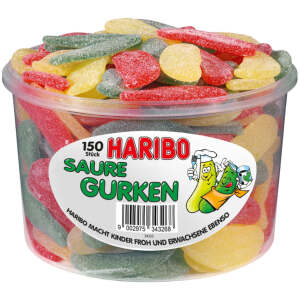 Haribo Saure Gurken 150 Stück - Haribo