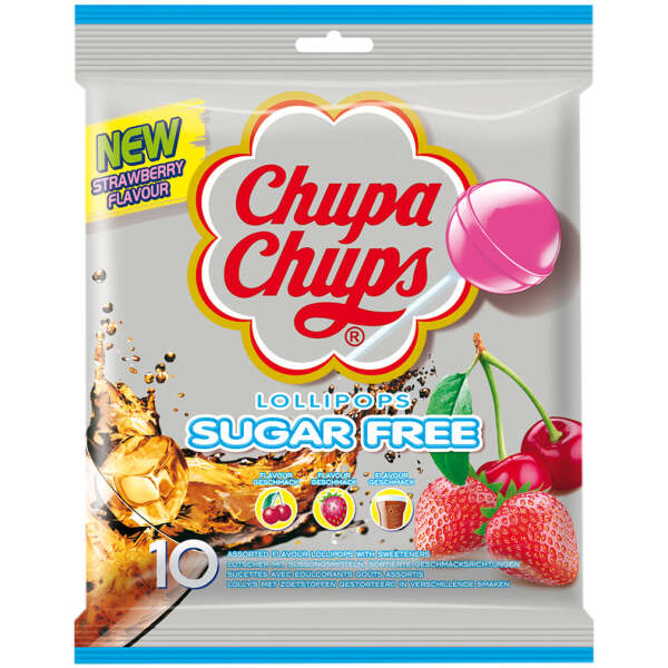 Chupa Chups Sugar free 10 Stück - Chupa Chups