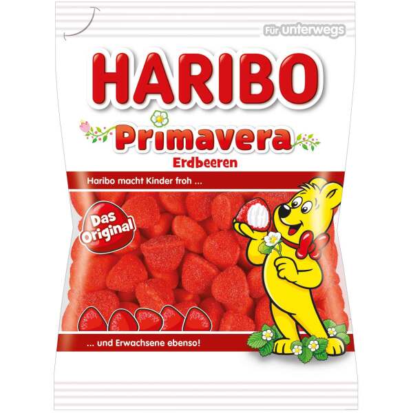 Haribo Primavera Erdbeeren 100g - Haribo