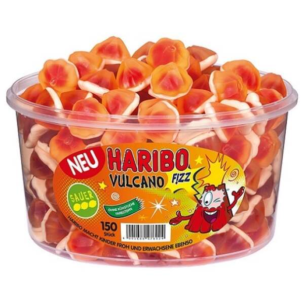 Haribo Vulcano Sauer 150 Stück - Haribo