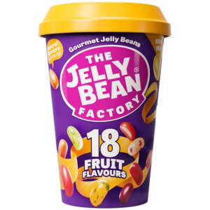 The Jelly Bean Factory 18 Fruit Flavours Mix Cup 200g - The Jelly Bean Factory