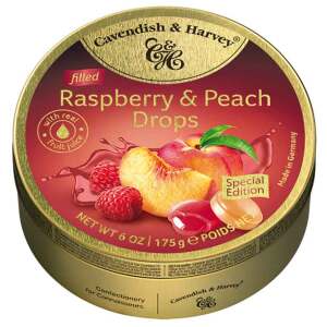 Cavendish & Harvey Filled Raspberry & Peach Drops 175g - Cavendish & Harvey