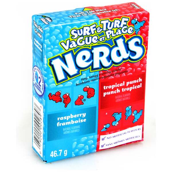 Image of Nerds Surf & Turf Raspberry & Tropical Punch 46,7g bei Sweets.ch