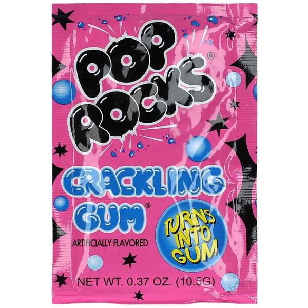 Pop Rocks Crackling Gum 10.5g - Pop Rocks