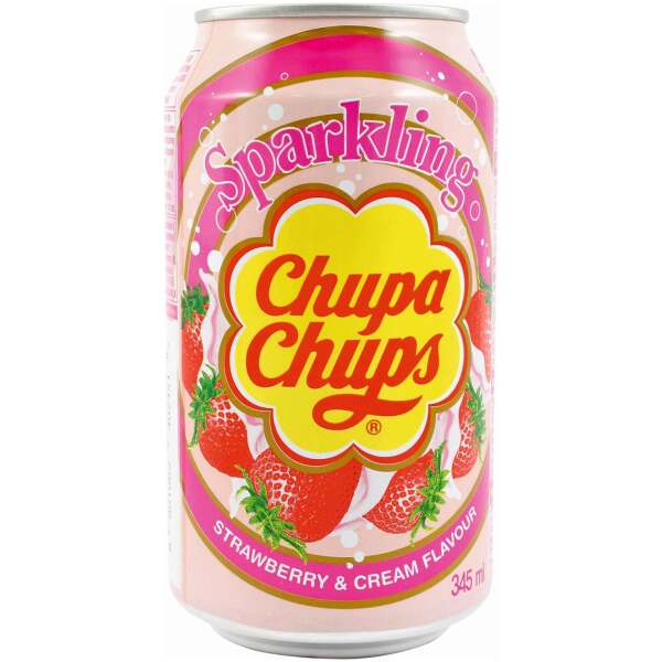 Chupa Chups Drink Erdbeere 345ml - Chupa Chups
