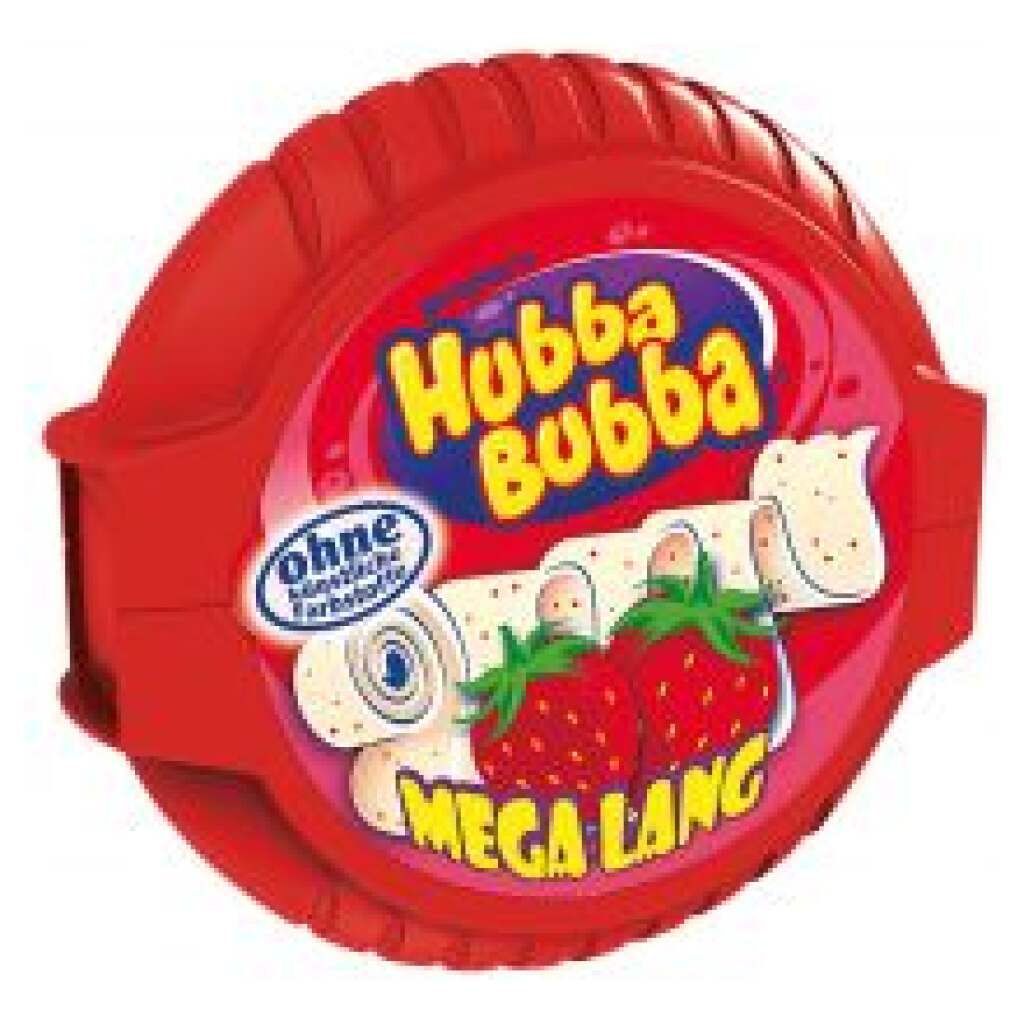 Hubba Bubba Bubble Tape Kaugummi im Spender Streifen 4-fach sort. Im 36er  Dsp.
