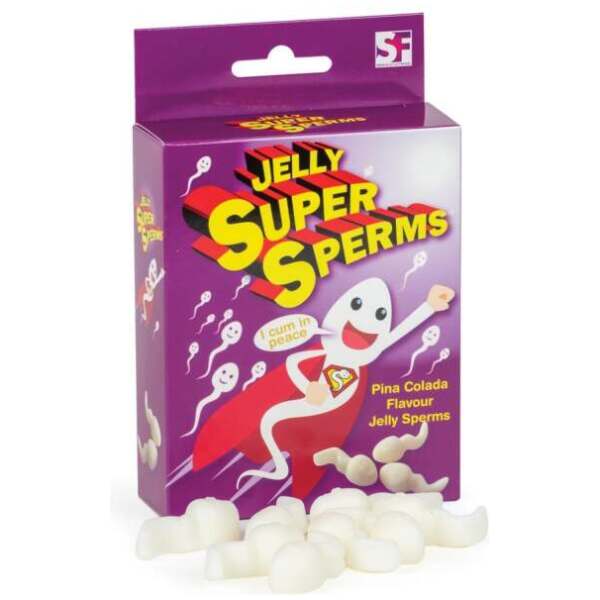 Jelly Super Sperms Pina Colada Flavour 120g - Spencer & Fleetwood