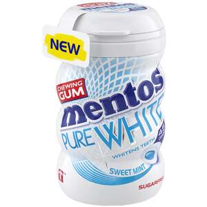 Mentos Gum Pure White Sweetmint 90g - Mentos