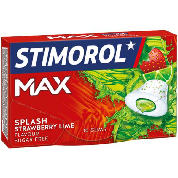 Stimorol Max Splash Strawberry Lime 22g - Stimorol