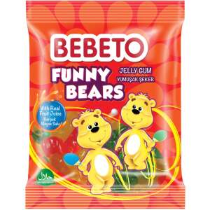 Bebeto Jelly Gum Funny Bears 80g - Bebeto