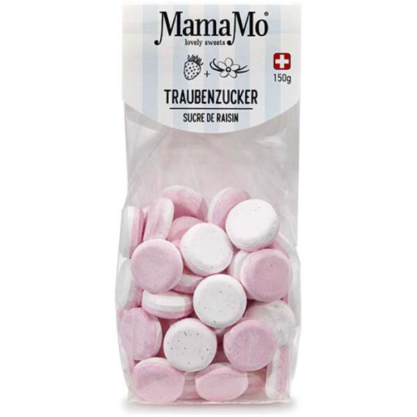MamaMo Traubenzucker 2in1 Erdbeer-Vanille 150g - MamaMo