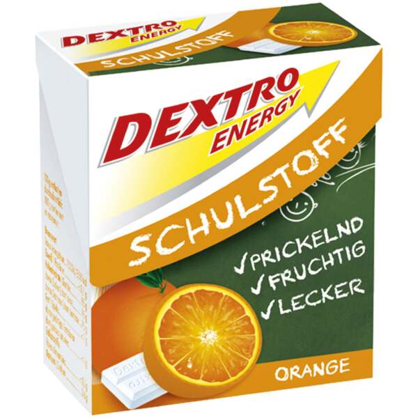Dextro Energy Schulstoff Orange 50g - Dextro Energy