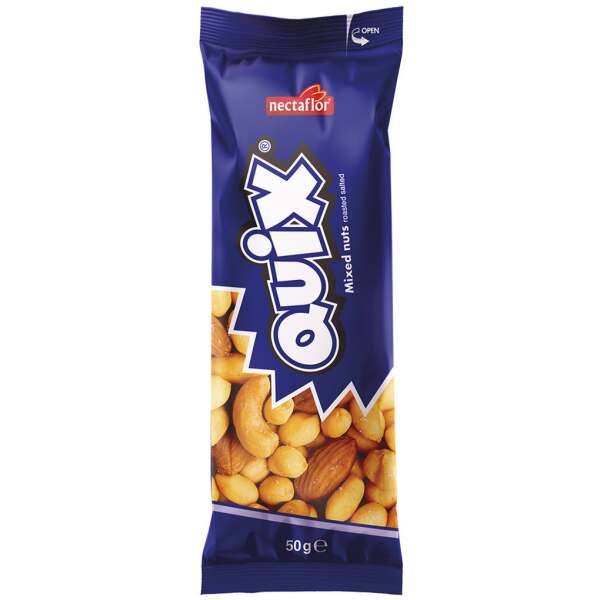 Quix Mixed Nuts gesalzen 50g - Nectaflor