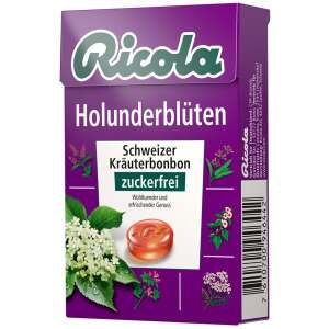 Ricola Holunderblüten Kräuterbonbons ohne Zucker Box 50g - Ricola