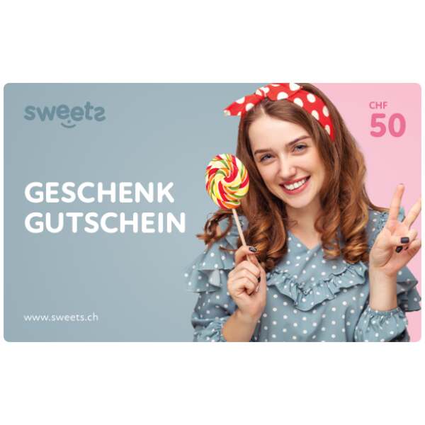 Geschenkgutschein CHF 50.00 - Sweets