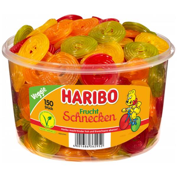 Haribo Frucht Schnecken 150 Stück - Haribo