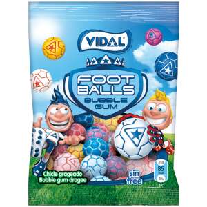 Vidal Footballs Bubble Gum 90g - Vidal