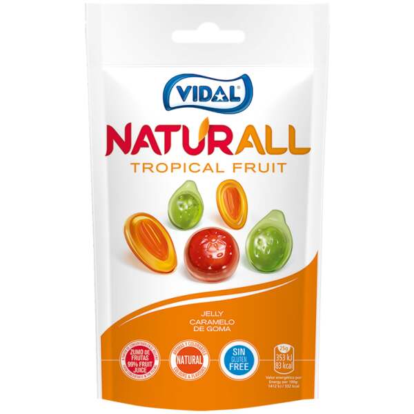 Vidal Natural Tropical Fruit 180g - Vidal