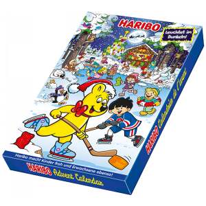 Haribo Adventskalender Schlittschuh 300g - Haribo