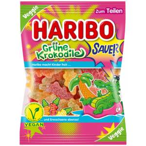 Haribo Grüne Krokodile sauer 175g - Haribo