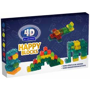 Happy Blocks 4D Fruchtgummi 100g - Sweets