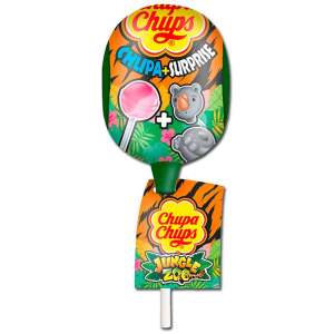 Chupa Chups Surprise Jungle Zoo Lollipop 12g - Chupa Chups