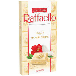 Ferrero Raffaello Kokos Mandelcreme Tafel 90g - Ferrero