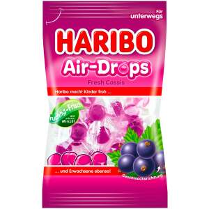 Haribo Air-Drops Fresh Cassis 100g - Haribo