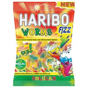 Haribo Worms Fizz Halal 80g - Haribo