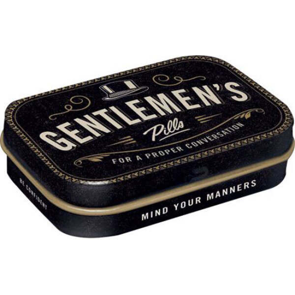 Nostalgic Art - Gentlemen Pills Mint Box 15g - Nostalgic Art