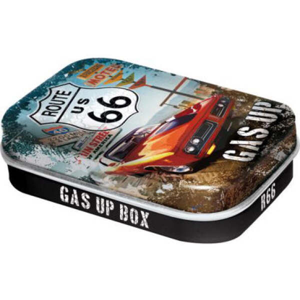 Nostalgic Art - Route 66 Gas Up Mint Box 15g - Nostalgic Art