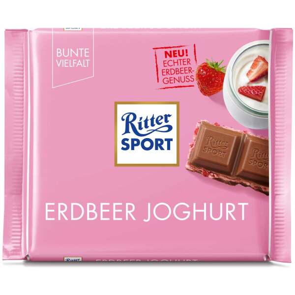 Ritter Sport Erdbeer Joghurt 100g - Ritter Sport
