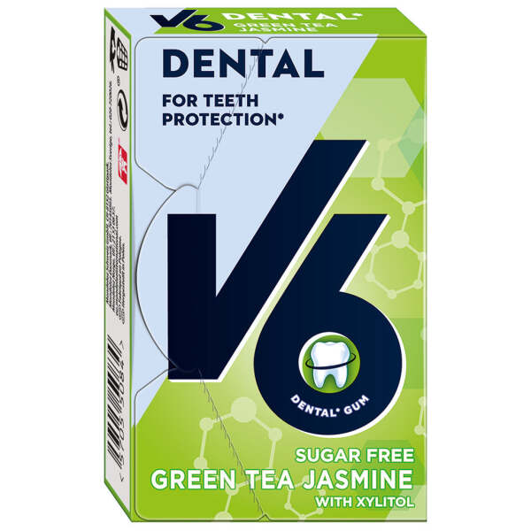 V6 Dental Green Tea Jasmine 24g - V6