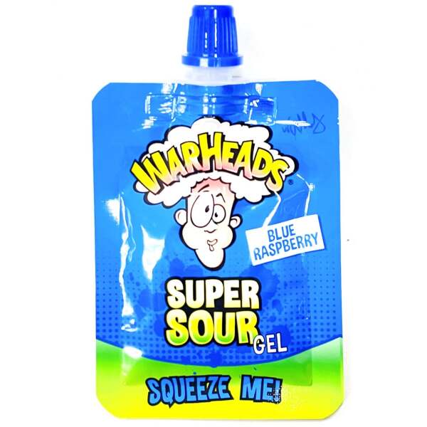 Warheads Super Sour Gel Blue Raspberry 20g - Warheads